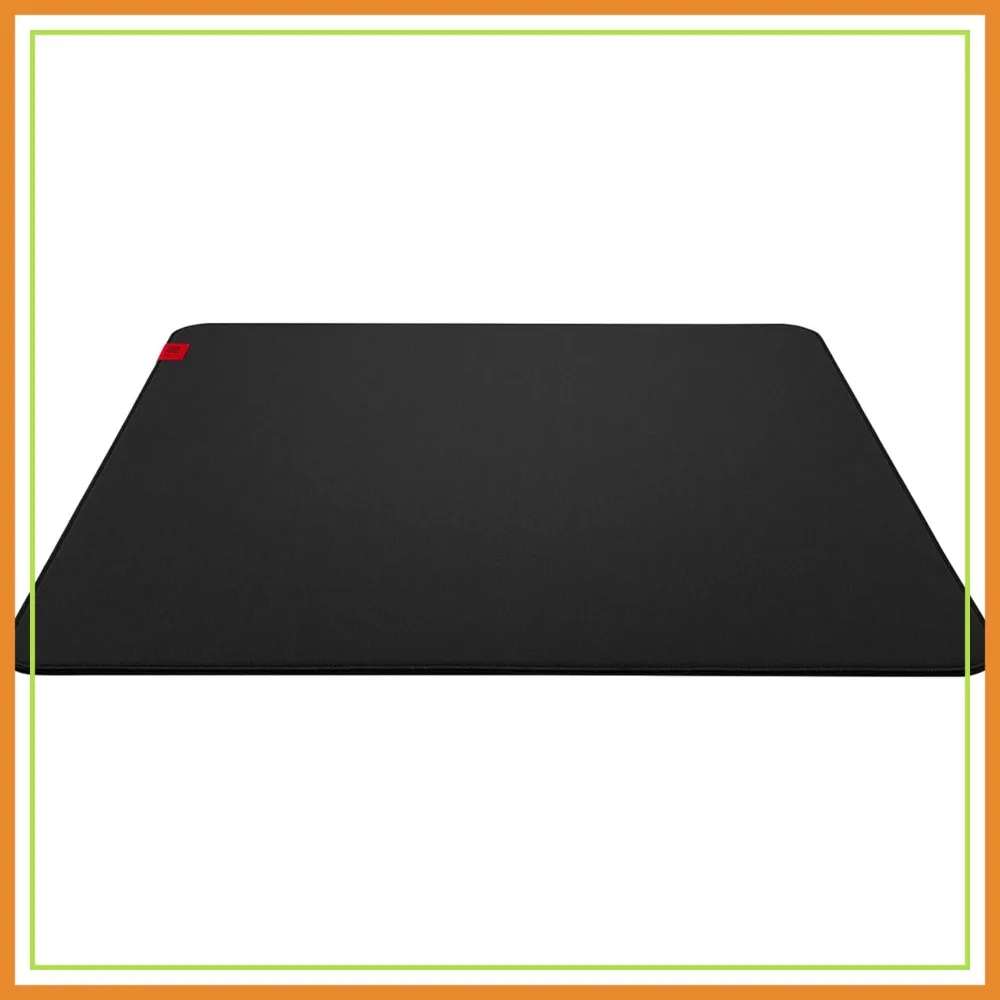 Large Esports Mousepad with Moisture Resistance, Controlled Glide, Dense Soft Rubber Base, Stitched Edges, Non-Slip, 470x390mm