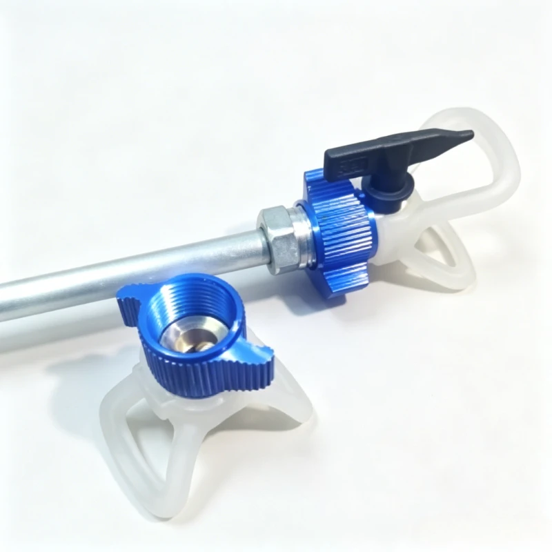 Replacement Accessories Airless - Aluminum Alloy Paint Sprayer Nozzle Guard with Dual-Ear Hand-Twist Design