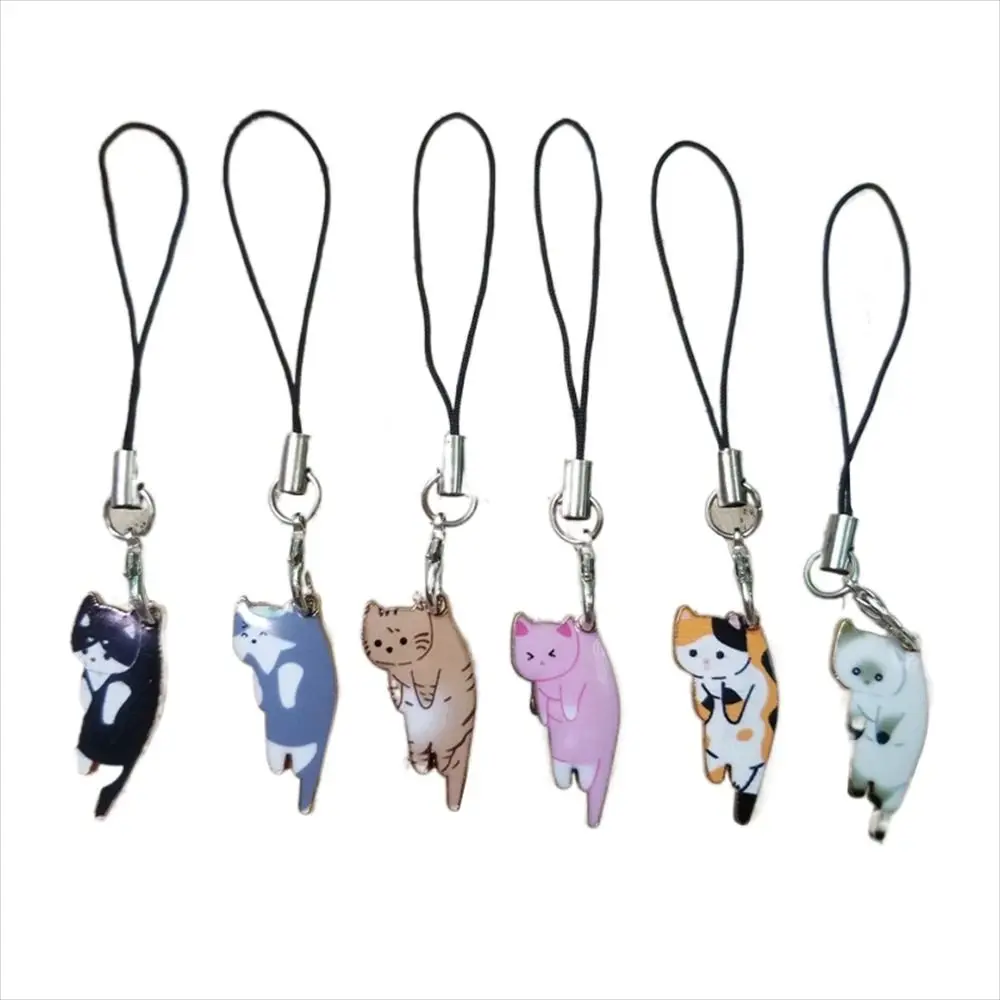 

Case Strap Decor Bag Charms Metal Telephone Chain Cat Phone Strap Mobile Phone Strap Phone Lanyards Phone Hanging Charms