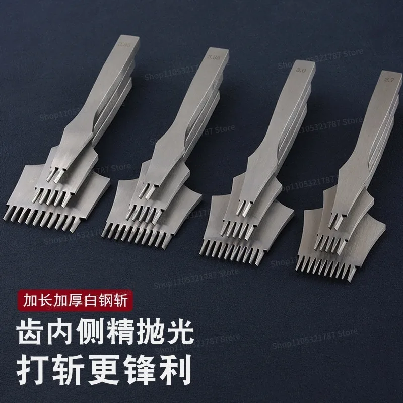 Interdental Fine Throwing Is Very Sharp, French Chop, Oblique Flat Chop Handmade DIY Leather Punching 10051