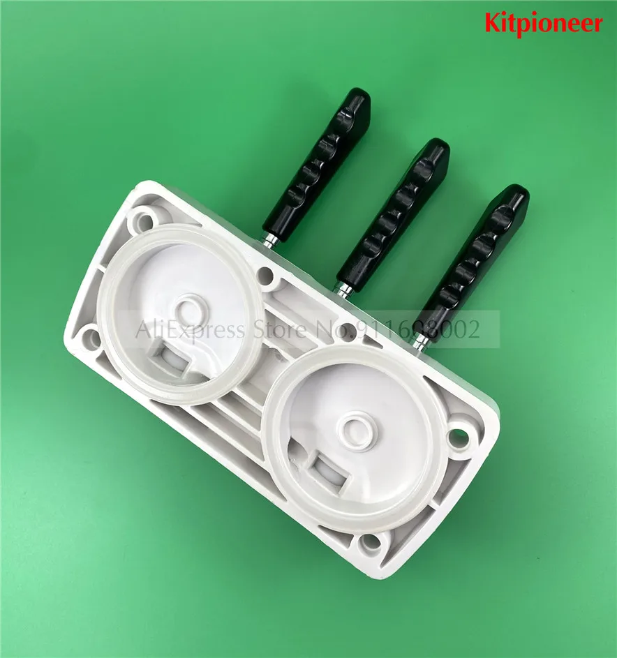 Full Set Front Panel Discharge Block Plate With Handles Fittings BQL Soft Serve Ice Cream Machines New Spare Parts Accessories