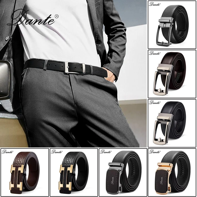 

Мужской кожаный ремень с персонализированной автоматической пряжкой для взрослых, люксовый бренд из воловьей кожи, универсальный деловой ремень + подарочная коробка, упаковка