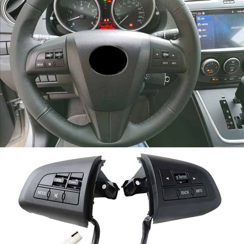

Кнопка управления рулевым колесом для Mazda 5 2010-2022, автомобильный Стайлинг, аудио управление