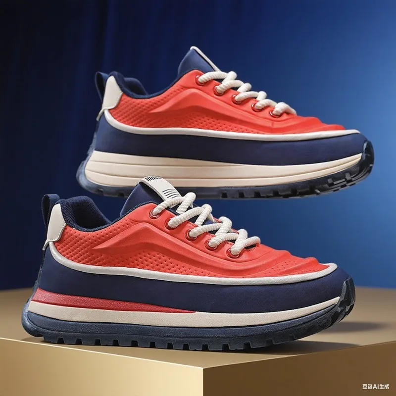 

Повседневные кроссовки Мужские кроссовки с круглым носком Обувь для спорта и отдыха для мужчин Мягкие и удобные лоферы Износостойкие нескользящие