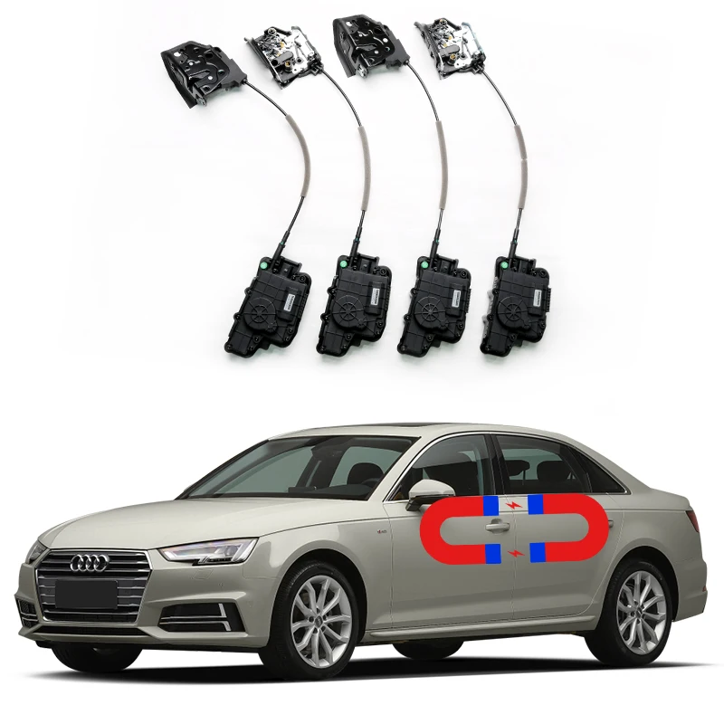 For Audi A4 Electric suction door Automobile refitted automatic locks accessories door Soft Close auto Power tools