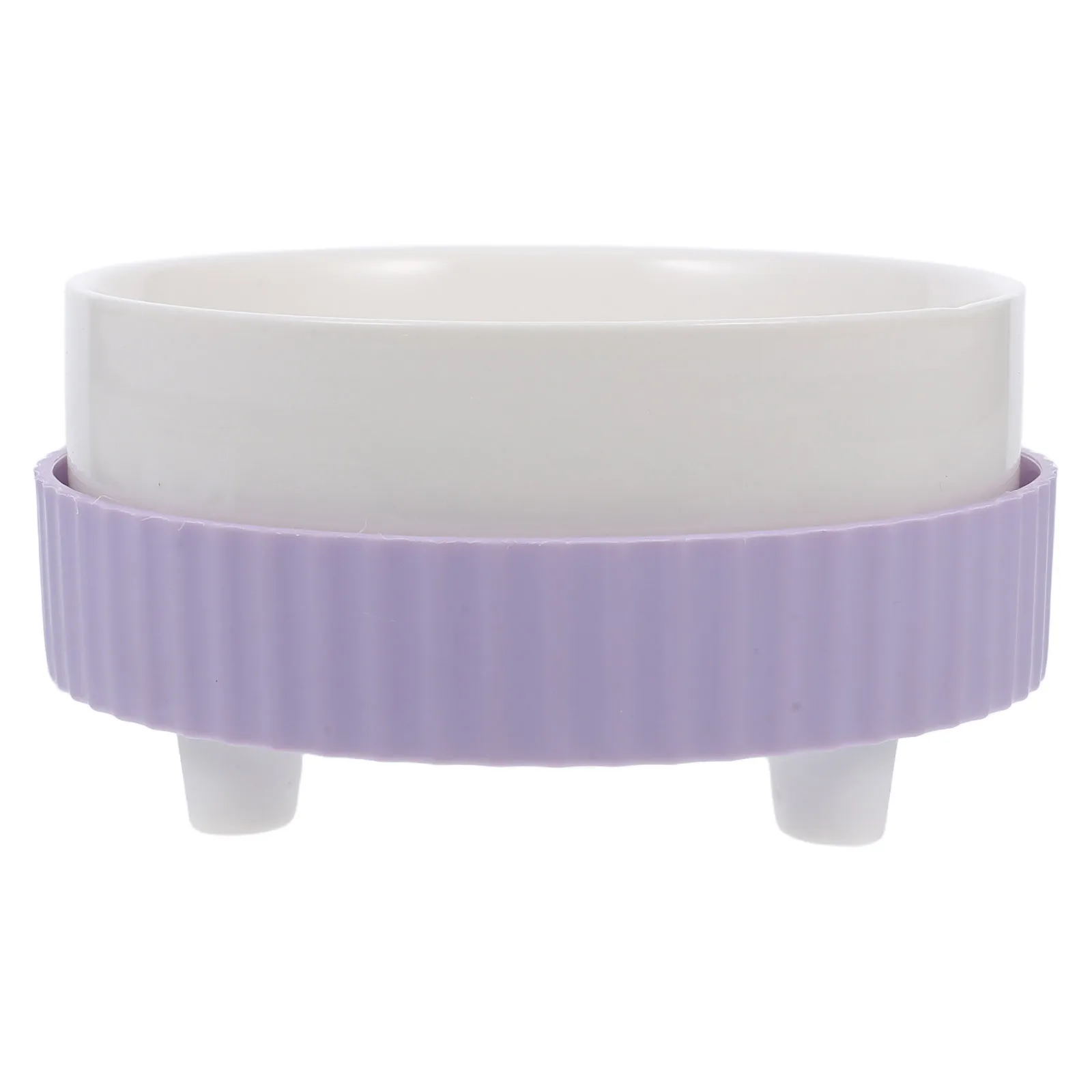 

350Ml Heated Ceramic Pet Bowl Thermostatic Cat Dog Water Dispenser Quiet Safe Round Design for Cold Weather