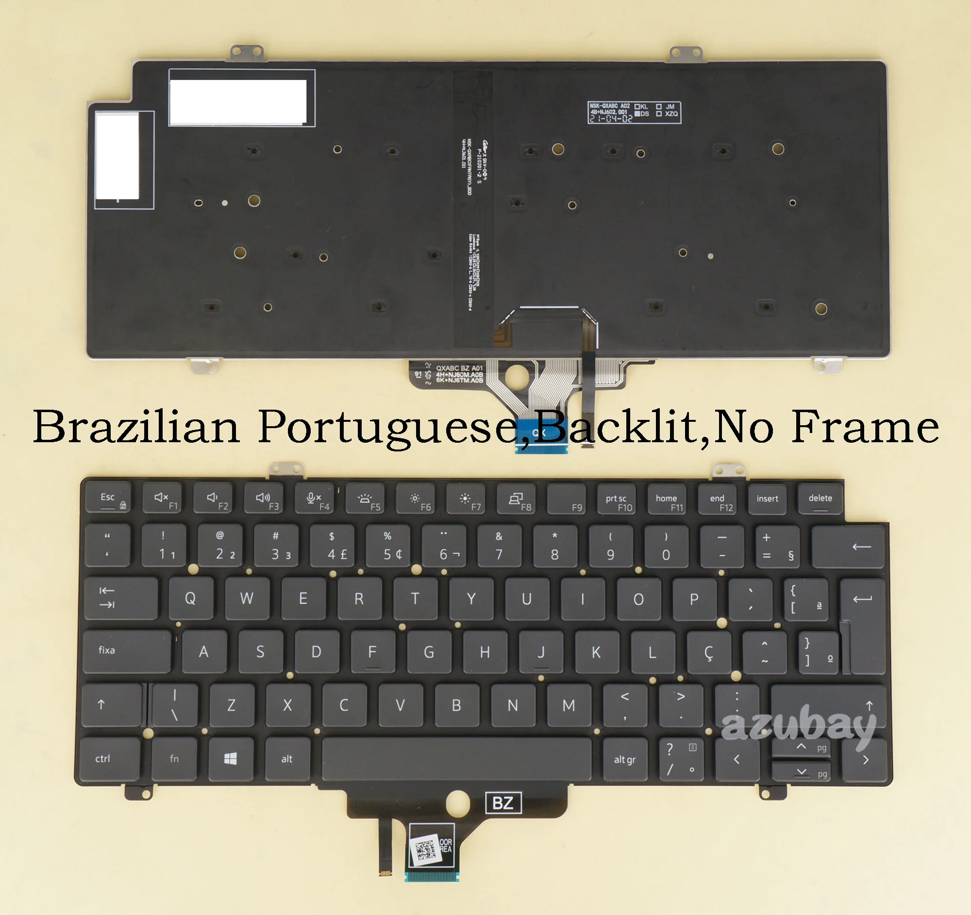 Laptop Keyboard for Dell 0CW3R5 094TGN 0FJ5TV 0K5XT4 0K4WGN 0G7FK7