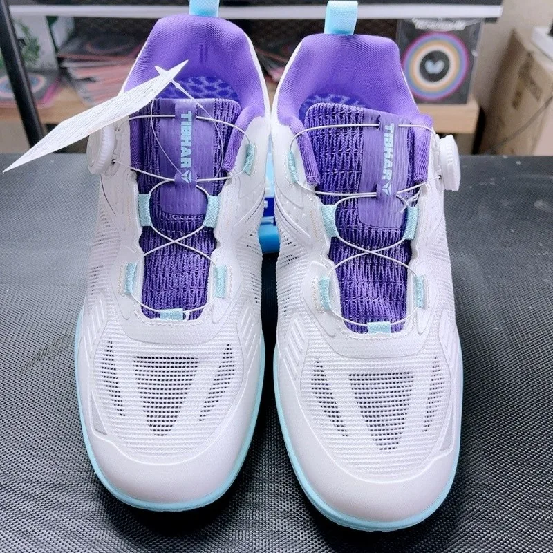 

Professional Table Tennis Shoes Men Women Wearable Indoor Sports Shoes Unisex Quick Lacing Badminton Shoes Couples Size 38-45