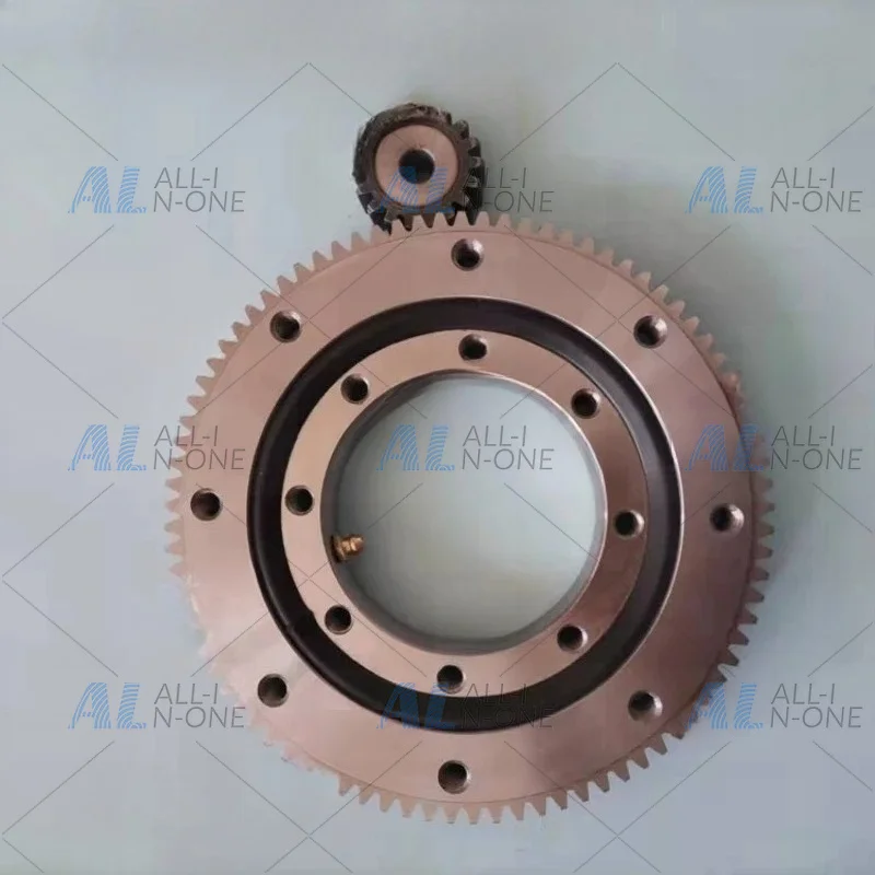 External Gear Slewing Bearing Small Turntable Rotating Support Large Mechanical Turntable Bearing Rotary Support
