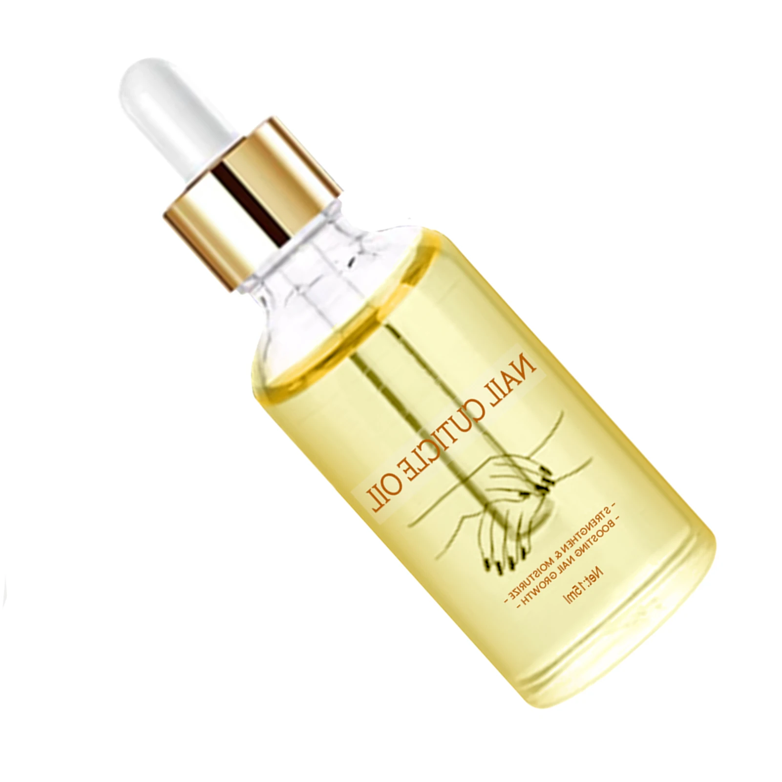 Nail Strengthening Cuticle Oil Hydrating Moisturizing Citrus Scented Cuticle Oil for Repaired Cuticles Overnight 15ml