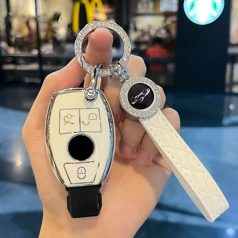 

TPU Car Key Case Cover For Mercedes Benz A B C E Class GLS GLA GLK GLC CLS CLA AMG W204 W205 W212 W463 W176 Accessories
