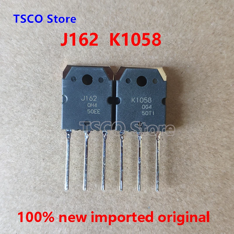 （1-10pair/LOT)  K1058  J162 2SK1058 2SJ162    New Origiail Audio