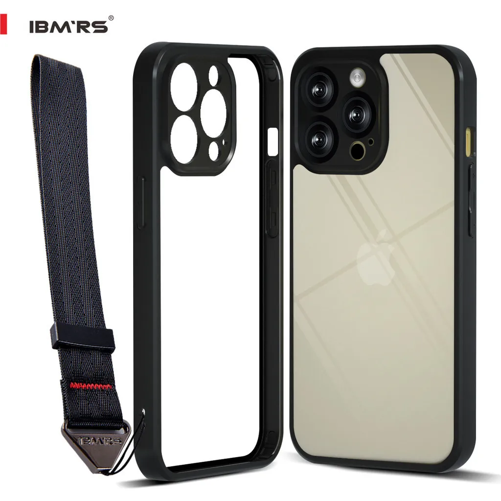 

IBMRS for Apple iPhone 13 Pro Case ,camo Clear transparent phone protection shell(Comes with wrist strap)