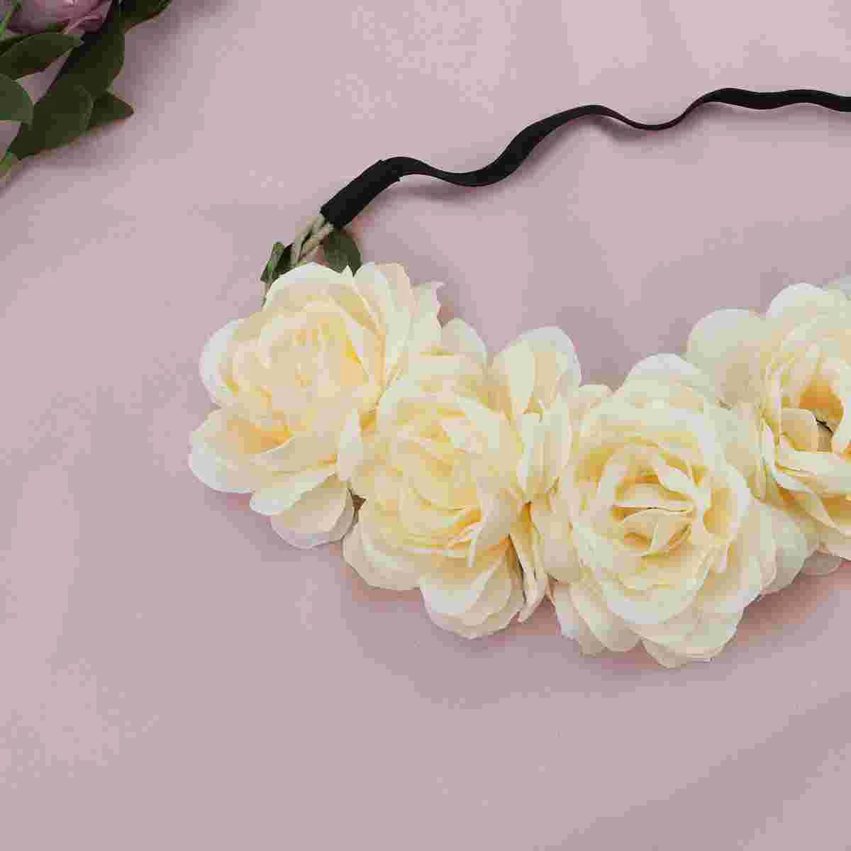 Beach Party Headband Floral Hair Accessory Korean Version Flower Hairband Accessories