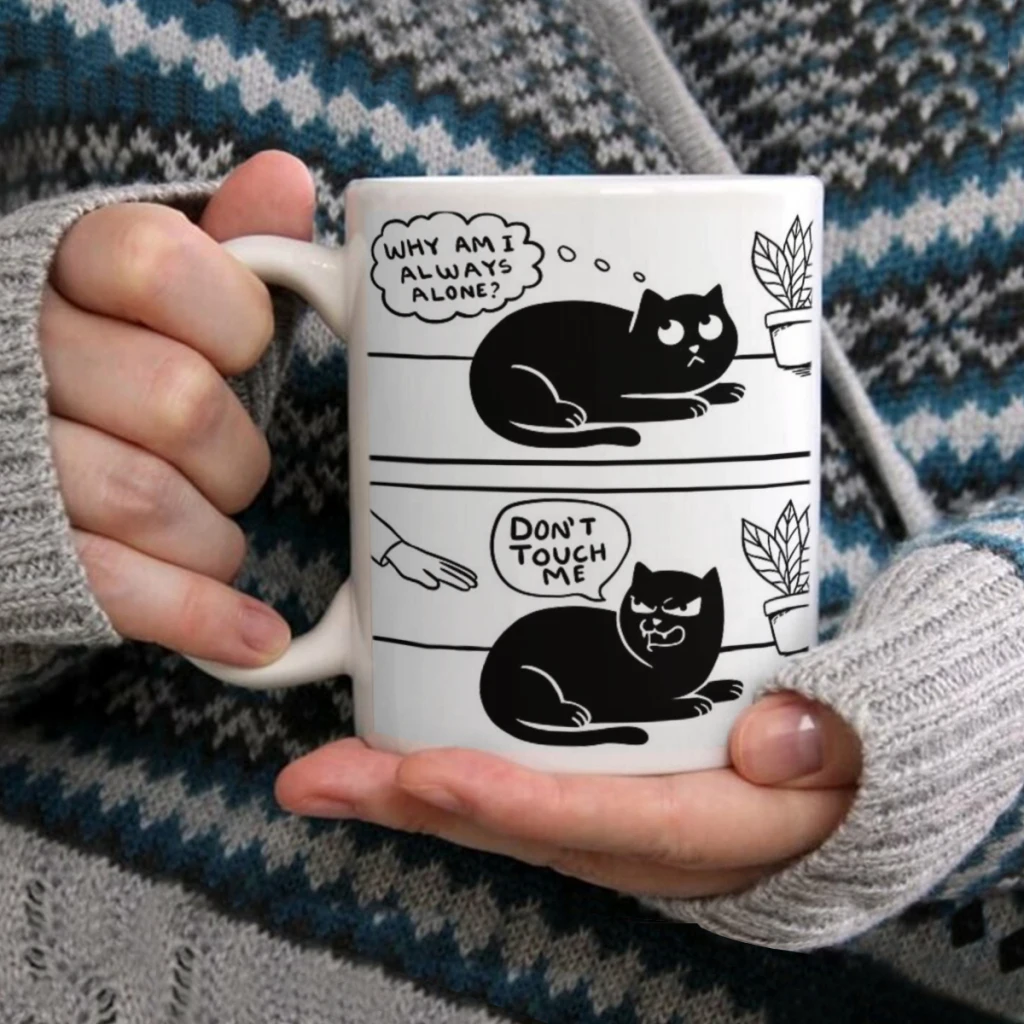 

Don't touch meCoffee Mug Tea Cup 11oz Coffee Cup Funny Birthday Ceramic Mug Personalized Cup