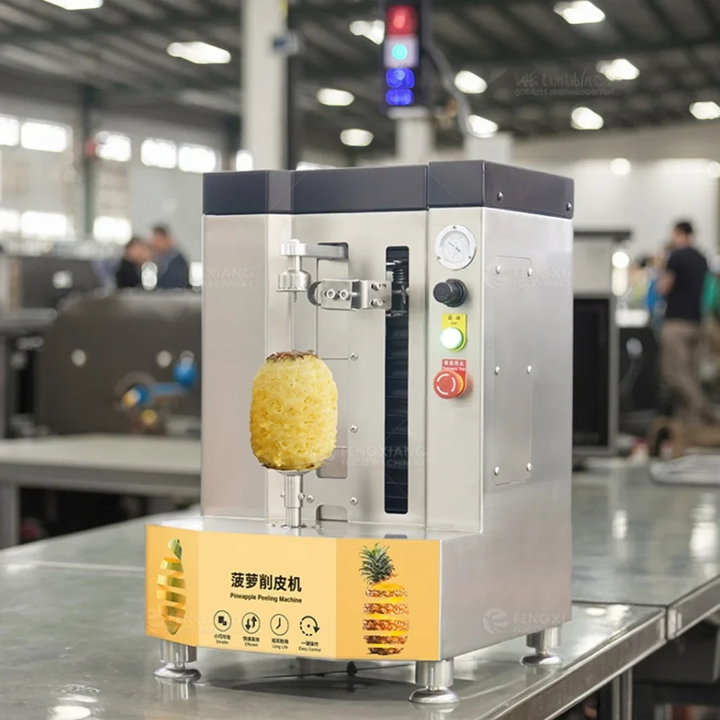 

Commercial Fully Automatic Desktop Melon Fruit Vegetable Cantaloupe Pineapple Mango Coconut Breadfruit Peeler Peeling Machine