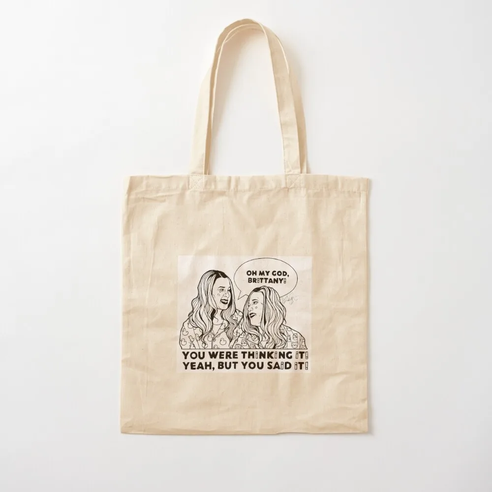 White Chicks Tote Bag canvas tote bag shopper bag women canvas sacs de shopping Women's shopping