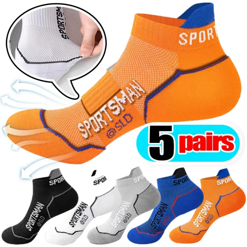 

Sweat-absorbing Short Men Socks Anti Slip Comfortable Mesh Sock Anti Odor Non Fading Hosiery Outdoor Football Running Sportsman