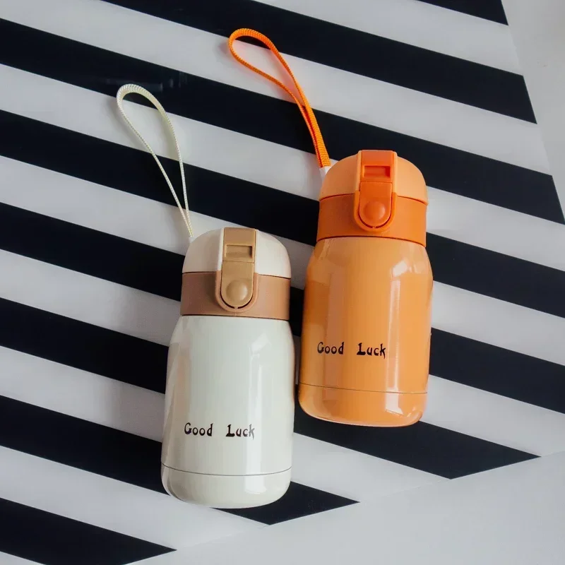 Mini Thermos Cup 200ml/360ml Pocket Cup Thermal Coffee Mug Stainless Steel  Vacuum Flask Insulated Hot Water Bottle Kids Gift view 5