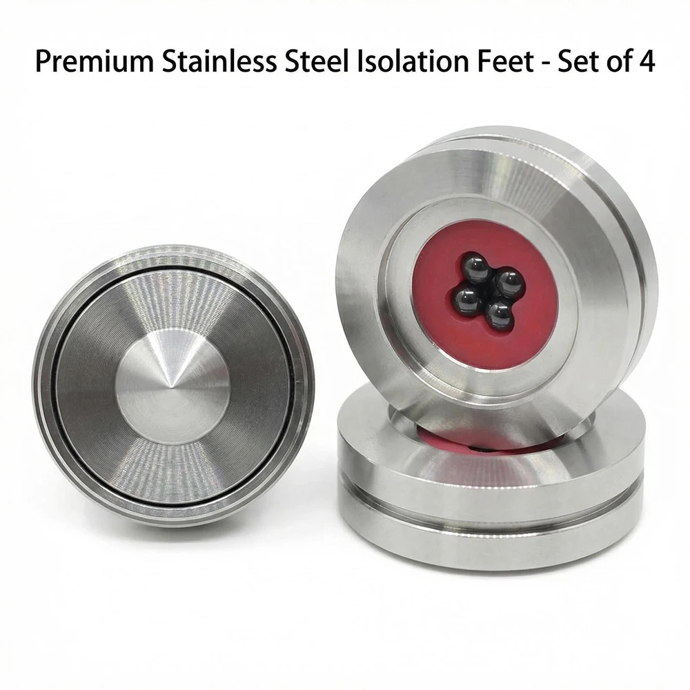 HIFI Audio 316L SUS Ceramic Anti-shock Absorber Foot Pad Nail for Speaker Amplifier Preamp Vibration Absorption Stands Spikes