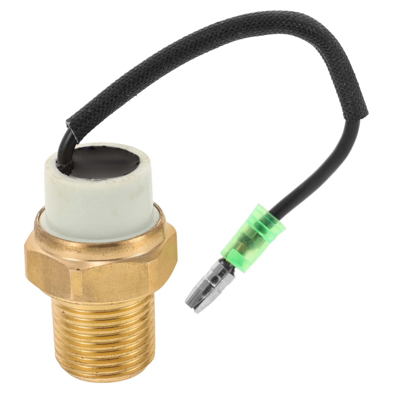 

Water Temperature Sensor Brass Thermal Switch for Radiator Fan Engine Coolant System Temperature Control Switch Sensor