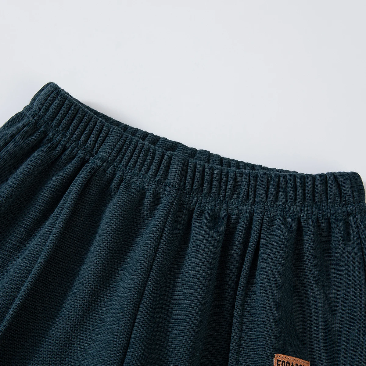 Mädchen-Strickset mit Fleece-Futter, 2-teilig, für Herbst und Winter, Rundhals-Oberteil mit langen Ärmeln und ausgestellte Hose, warmes Outfit für den täglichen Gebrauch, für Kinder. – Detail 23