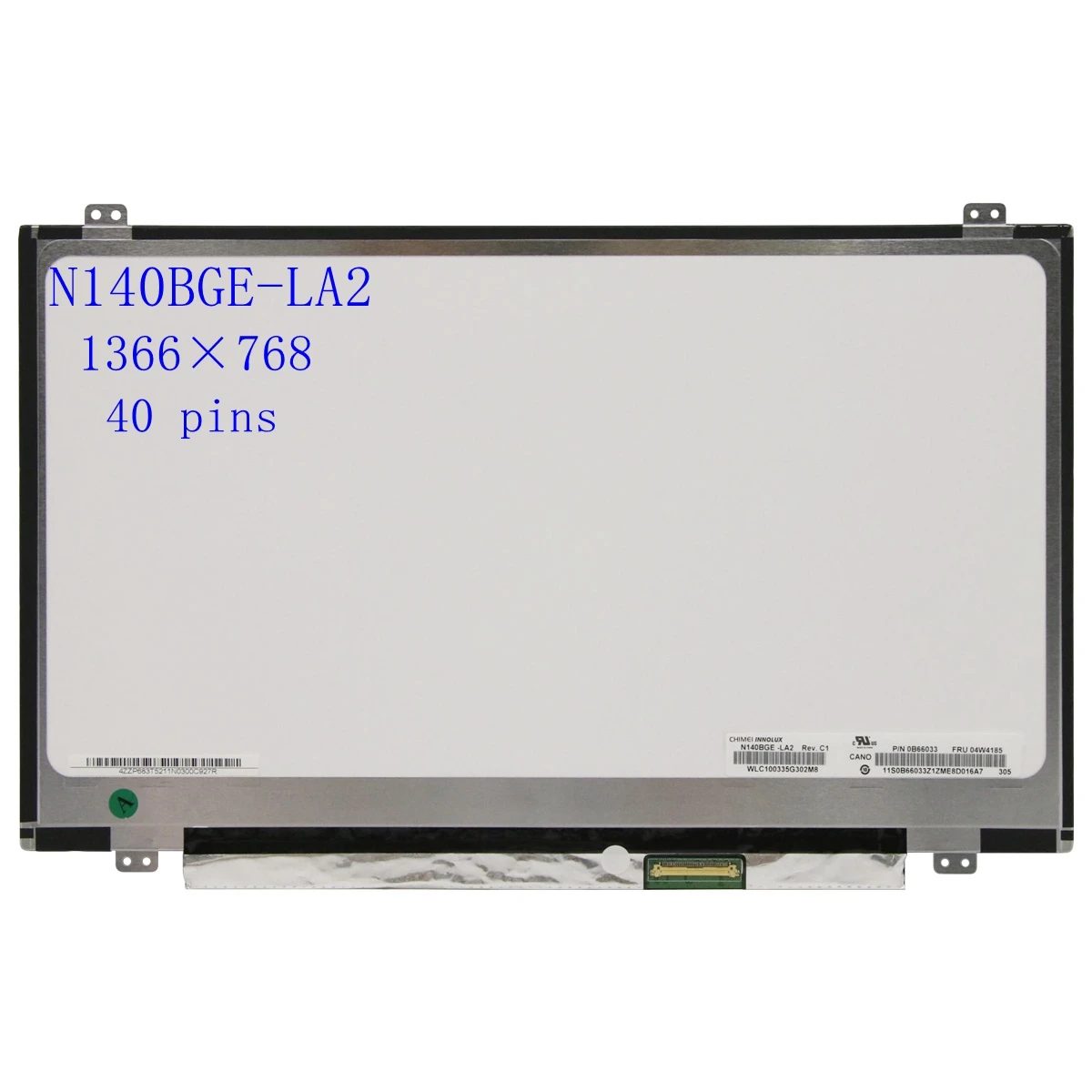 

14.0" Laptop LCD Screen N140BGE-LA2 LA3 LB2 Fit LP140WHU TLA1 TLB1 B140XTN02.6 For Lenovo ThinkPad T430U 40pin LVDS