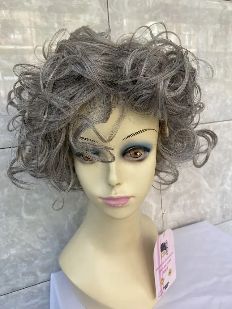 Mid-Length Wigs With Of Loose Curly Synthetic Wig