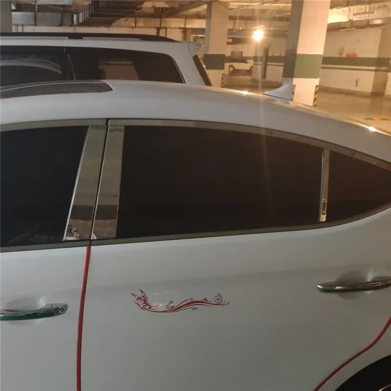 

WELKINRY For Hyundai Elantra AD 6th Generation 2016-2020 Avante Car Body Door Window Central Middle B Pillar Column Post Trim