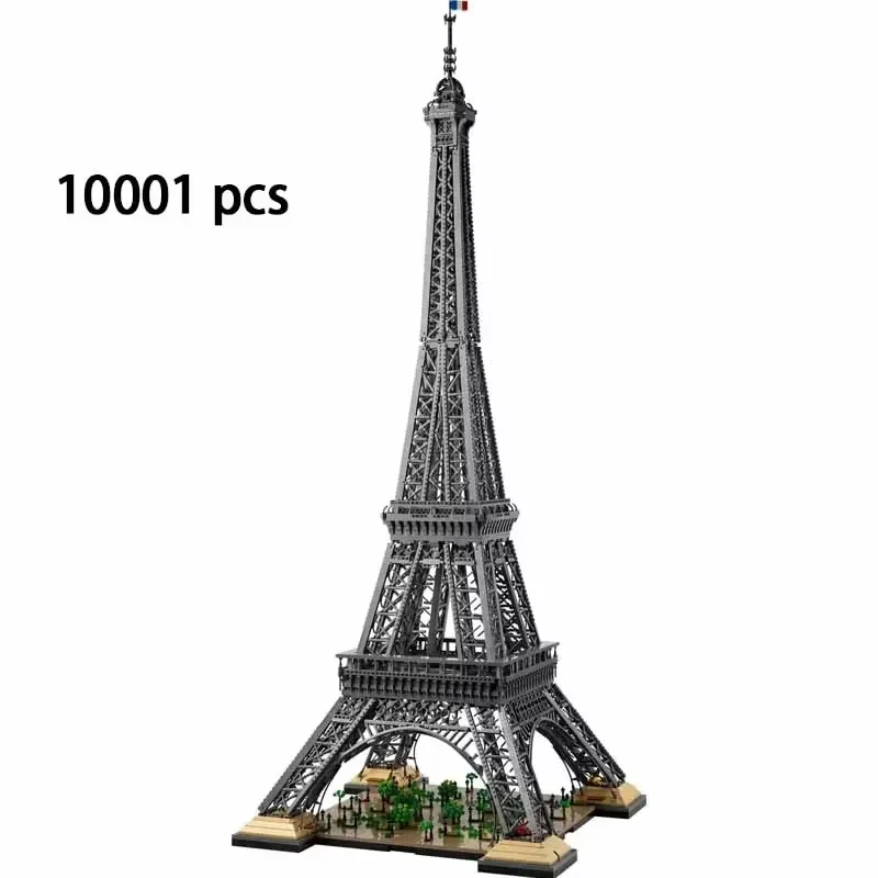2026 In Stock 10001 Pcs Large Eiffel Tower Building Blocks Bricks Birthday Christmas Gifts Toy Compatible With Legoed for Adults image 3