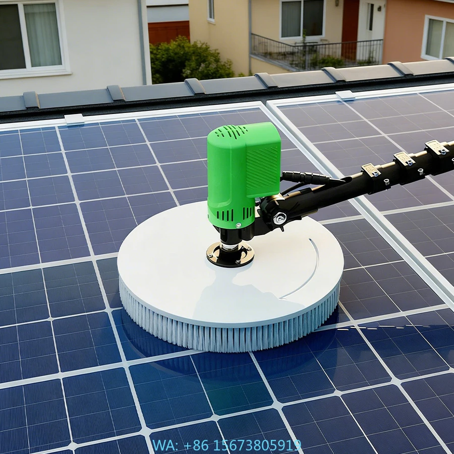 

Щетка для чистки солнечных панелей 7,5 м, одноголовочная, для фотоэлектрических панелей