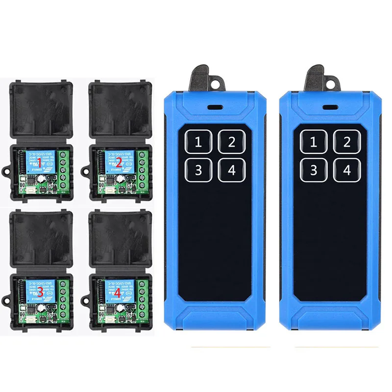 

1000 м DC 12 В 1 канал 10 А беспроводной пульт дистанционного управления светодиодный выключатель света релейный выход радиочастотный передатчик и приемник 433 МГц