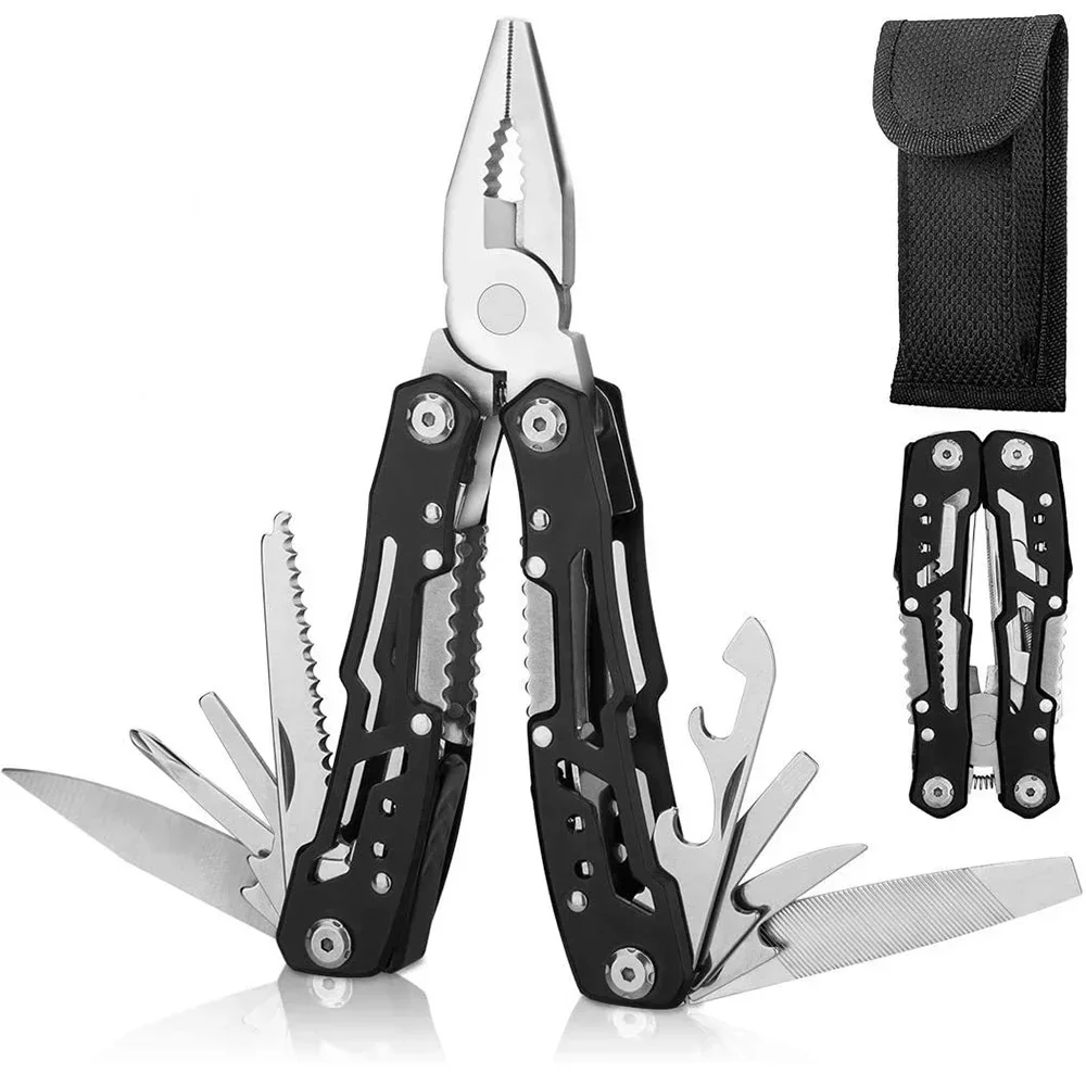 Portable Fold Outdoor Hunting Survival Rescue Tactical Multipurpose Repair Tool Folding Multi-tool Pocket Knife Pliers Mini