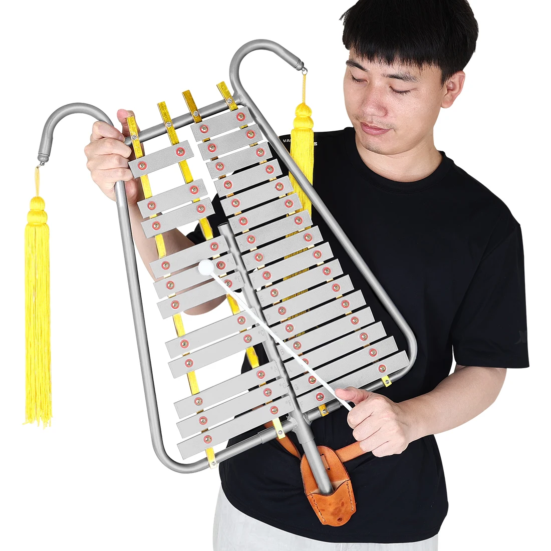 

29 Notes Lyra Marching Glockenspiel Aluminum Alloy Marching Lyra Glockenspiel Xylophone Professional Percussion Instrument
