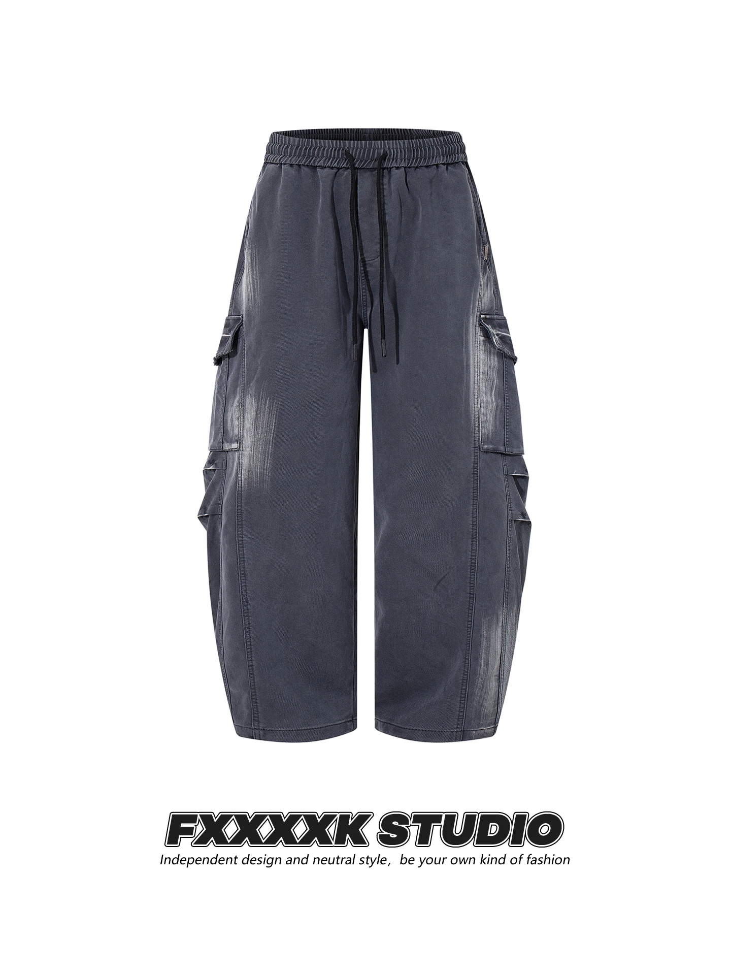 

FXK Original Street Sle High Street Waed adual Workwear Casual Loose Long Pants Men Women Loose Fit Straight Leg Pants