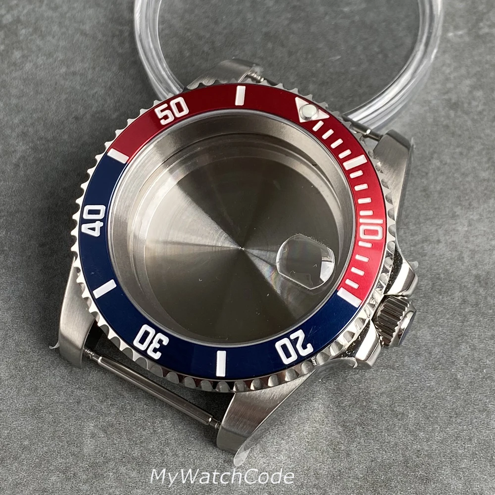 40mm Sub GMT Watch Case for NH34 NH35 NH36 NH37 NH38 NH39 NH70 NH72 Movement 120Click Bezel 200m Waterproof Resistant Steel image 5