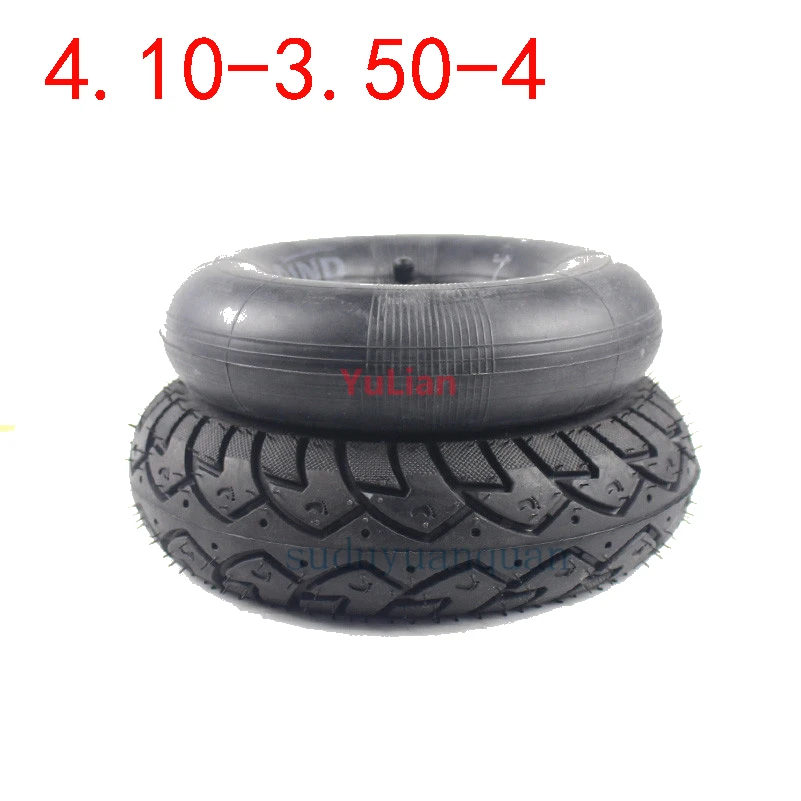 Thickened 4.10/3.50-4 Tires Inner Tube for 47/49CC Motorcycle Scooter Mini Quad Dirt Pit Bike ATV Go-Kart Chunky Tyre Parts