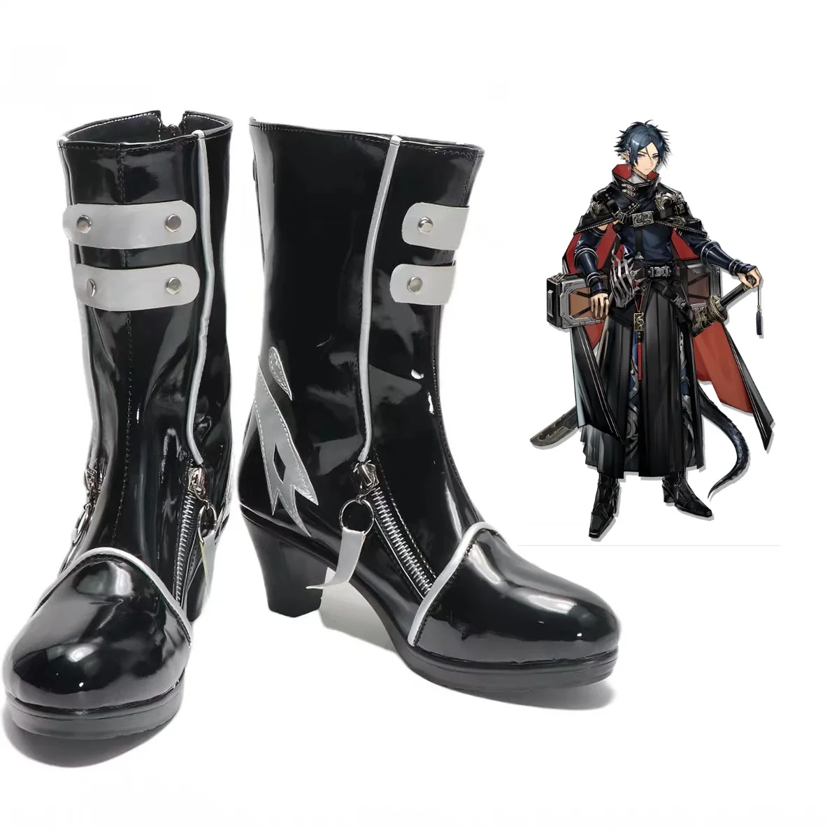 Zuo Le Arknights Cosplay Shoes Zuole Custom Made Shoes Halloween Carnival Cosplay Boots