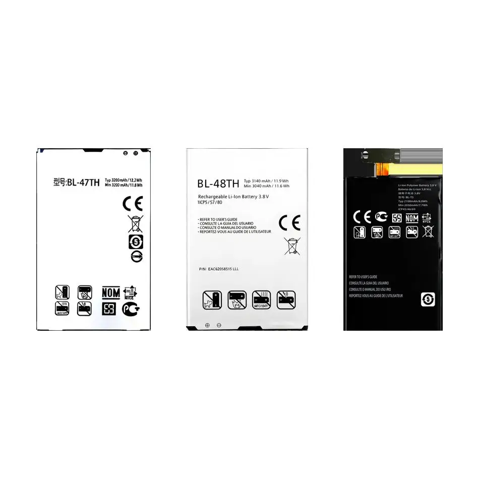 Batería segura para teléfono móvil BL-48TH BL-T5 BL-47TH 2100-3200mAh para LG Optimus Nexus 4 para g Eclipse Lte Pro 4G