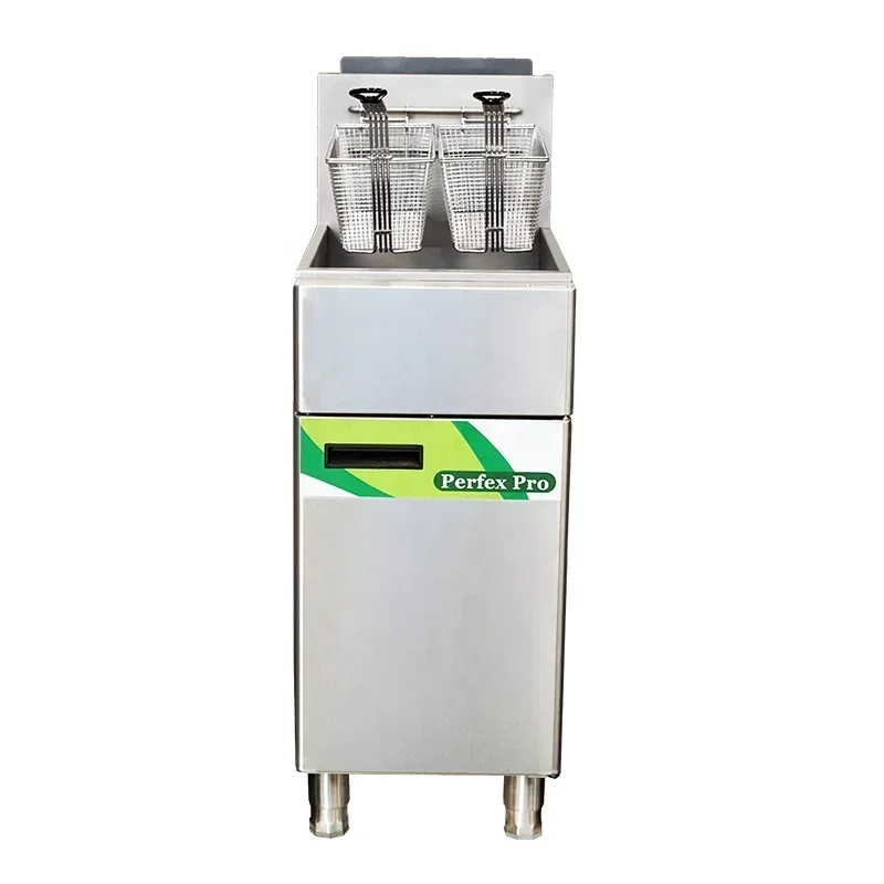 

20252025Промышленная фритюрница Газовая фритюрница 2 резервуара Фритюрничные машины США Товары для отелей и ресторанов