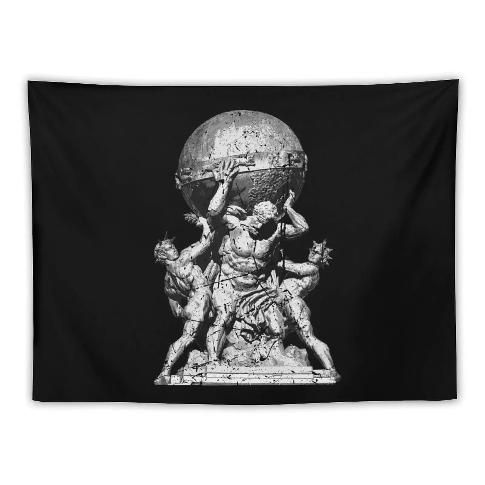 

Atlas Greek Mythology Illustration Greece Greek Gods Tapestry Wall Hanging Decor Wall Art Art Mural Tapestry