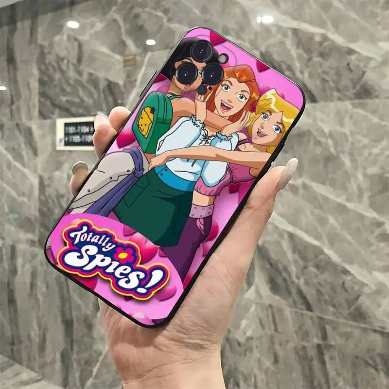 Disney Totally Spies Phone Case For iPhone 8 7 6 6S Plus X SE 2020 XR XS 14 11 12 13 Mini Pro Max Mobile Case