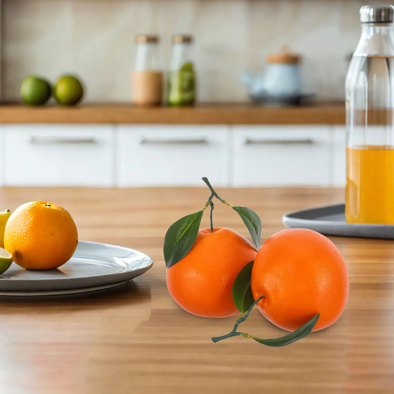 

Fake Orange Fruit Decorative Citrus Fruits for Kitchen Dining Room Table Centerpiece Artificial Oranges for Home Decoration
