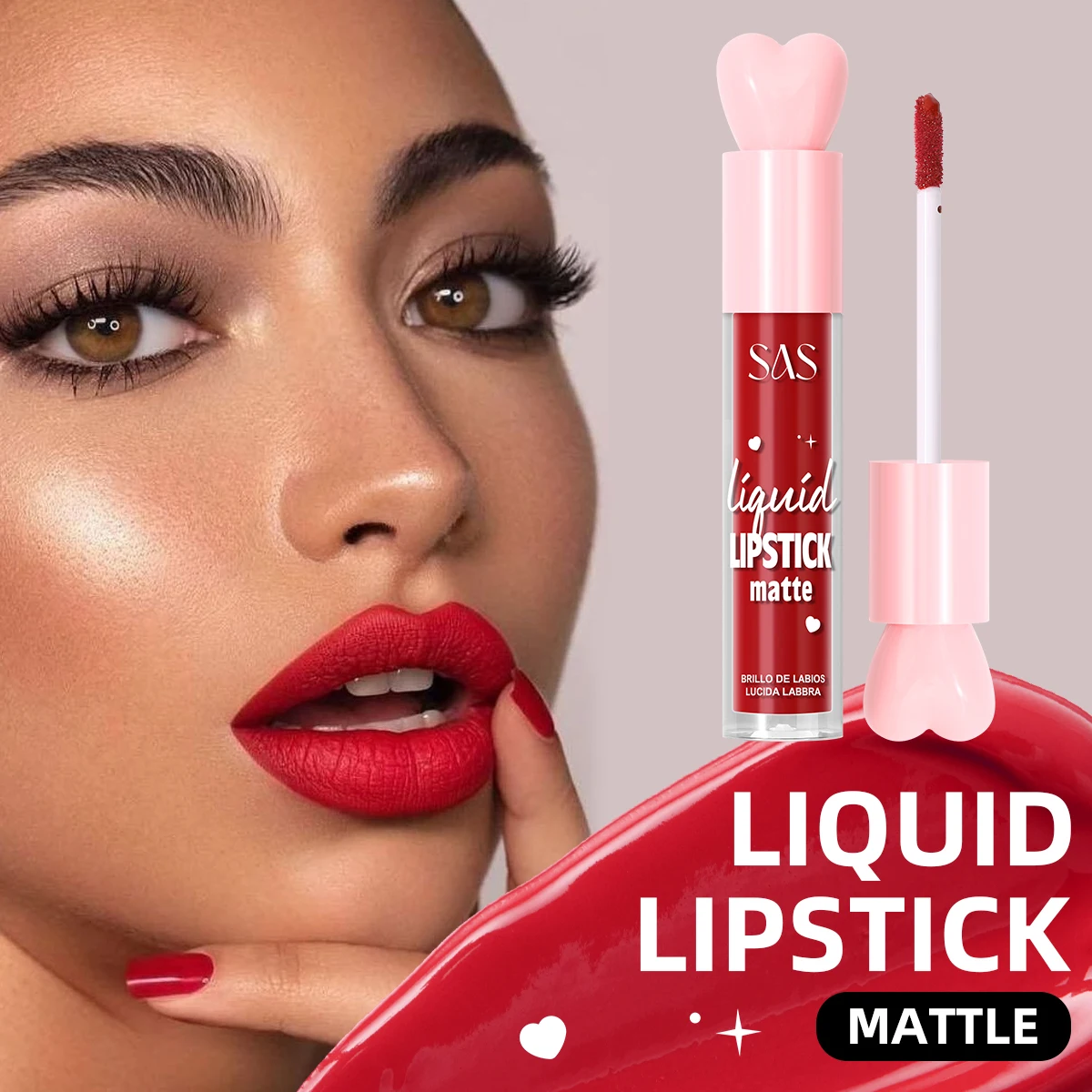 Matte liquid lip gloss, 12 colors, long-lasting, waterproof, non-staining, velvet matte lip gloss lipstick