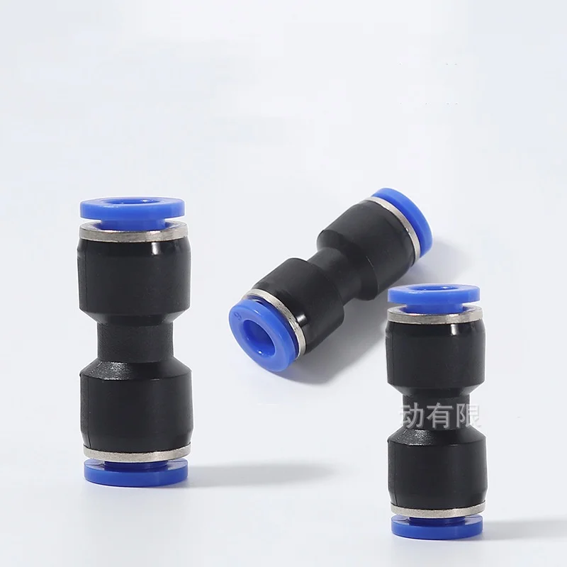 

Прямой соединитель из полиуретана, пластиковый пневматический быстрый разъем, простой и быстрый разъем для установки PU4/6/8/10/12/14/16 мм