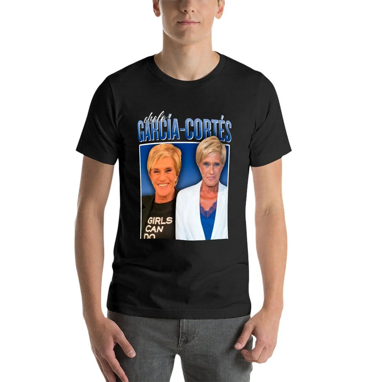 CHELO GARCIA-CORTES T-Shirt blanks graphics shirts graphic tees summer top mens graphic t-shirts funny