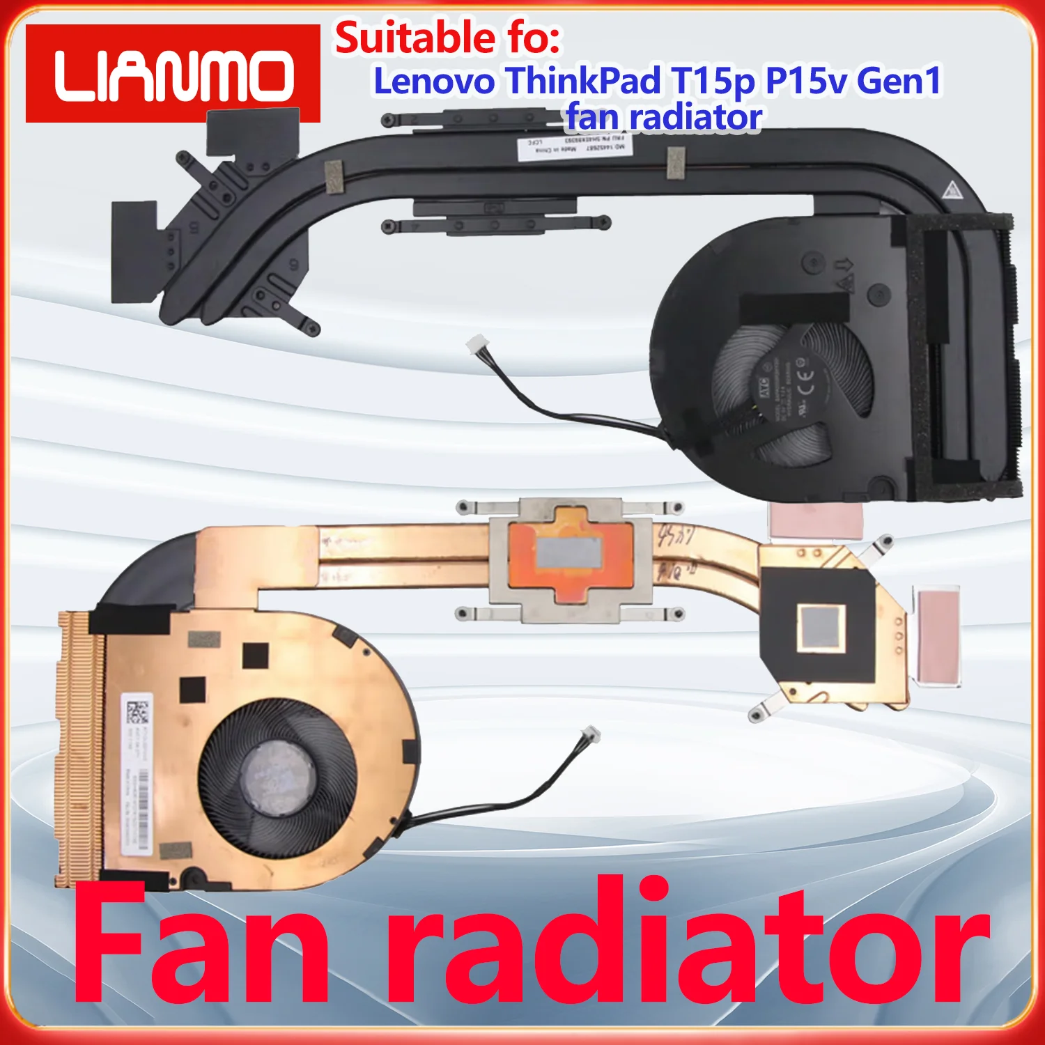Suitable for Lenovo ThinkPad T15p Gen1 P15v Gen1 dedicated graphics card fan cooler 5H40X89393