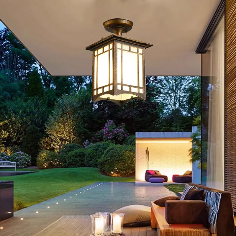 Energy Efficient Outdoor Waterproof Ceiling Light for Courtyard Garden Balcony Corridor Pavilion Terrace - Lighting Solution view 3