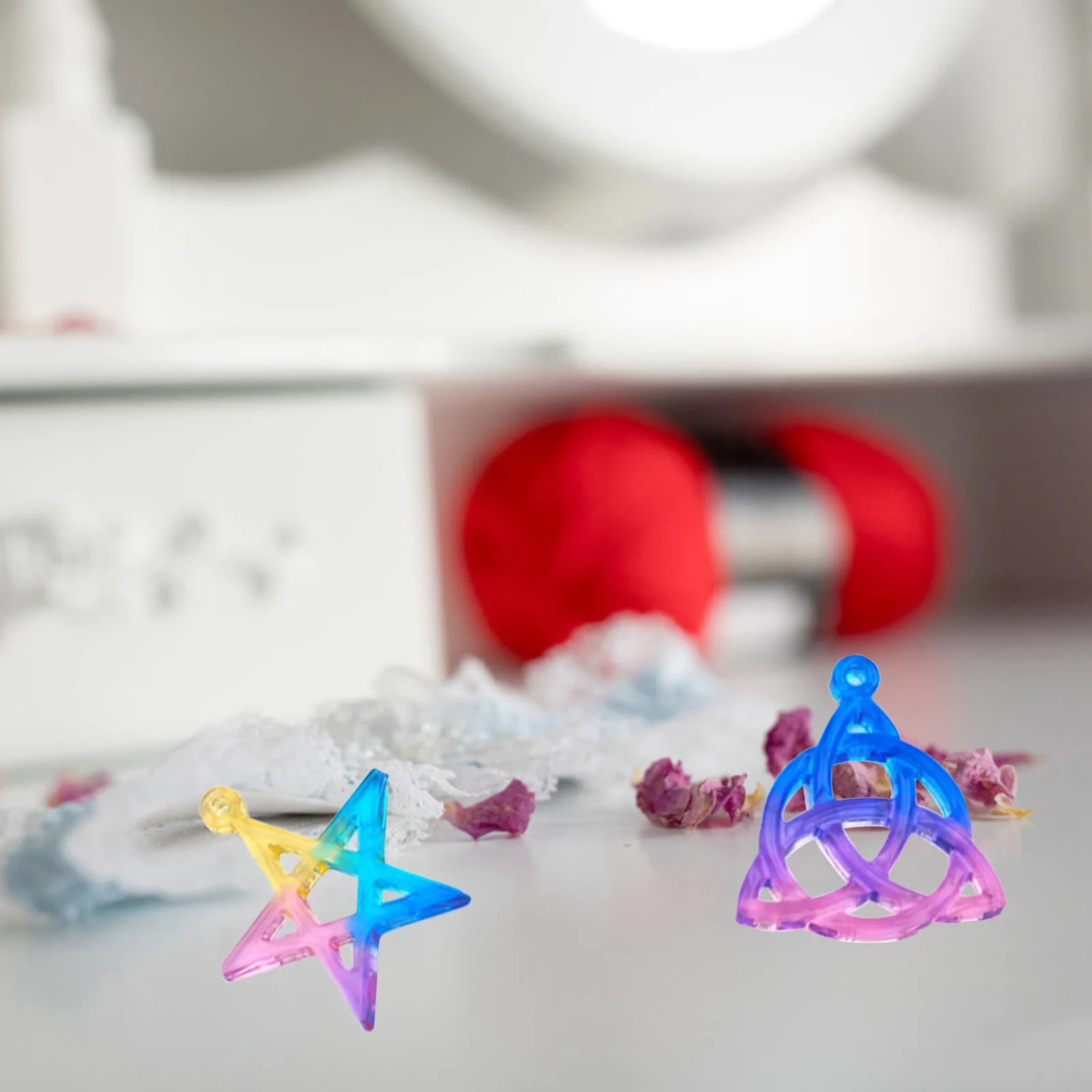 

Silicone Mould For Pentagram Jewelry Making High Transparency Flexible Diy Craft Mold Epoxy Resin Art Handcraft Ornament Mould