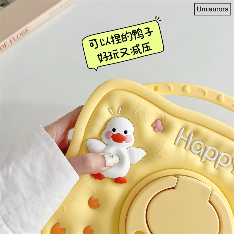 Dla Huawei MatePad SE 10.4 T10S Honor Magic Pad2 12.3 Pad 9 X8 X8a 11 cali X9 11.5 Kids Cartoon Silicon Tablet Case Stand Cover — zdjęcie 4